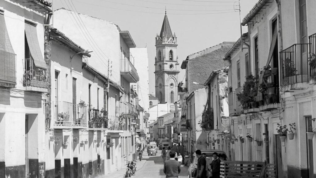 Calle Trinidad, en una imagen antigua.