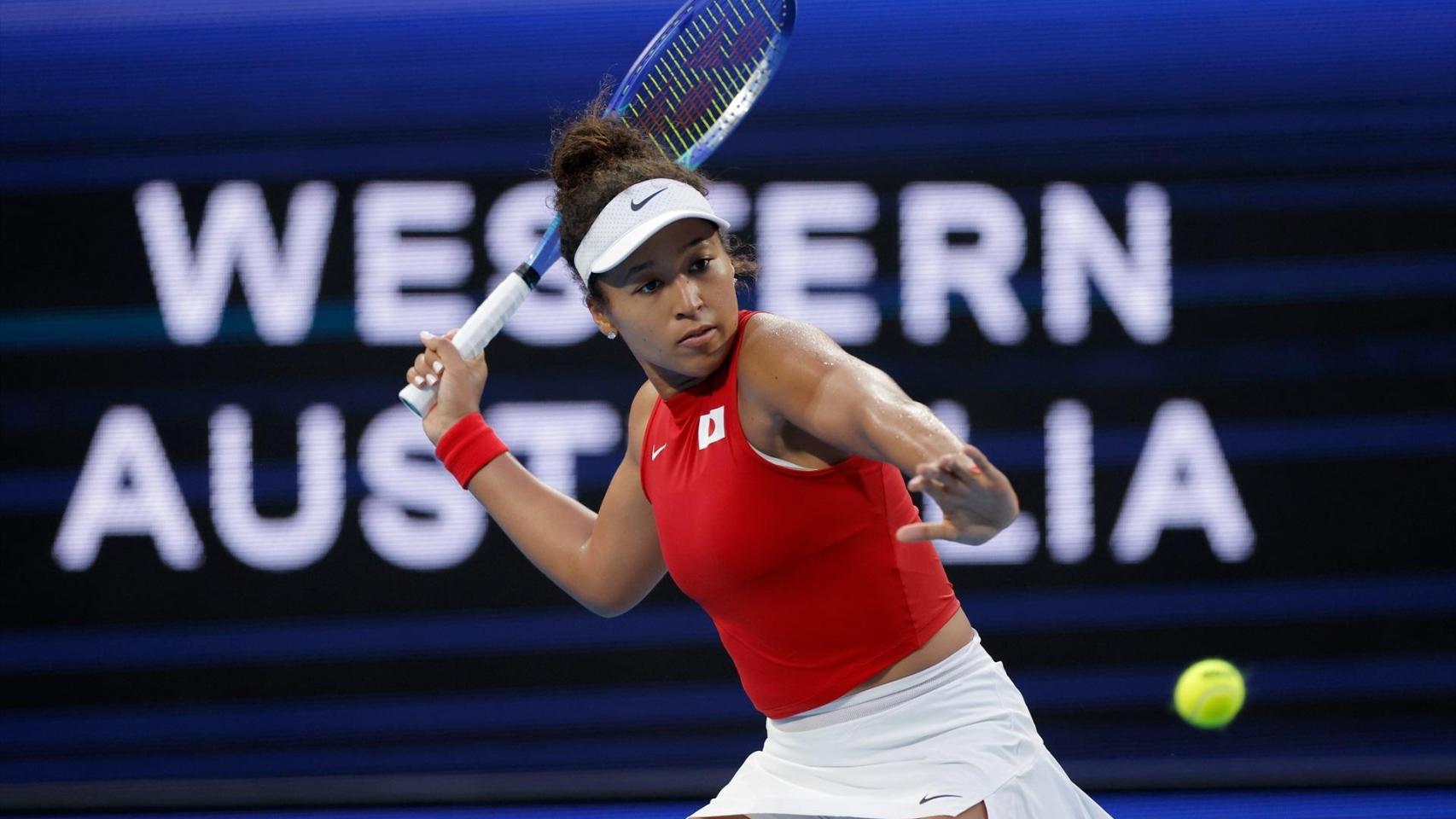 Naomi Osaka, durante el partido ante Maráa Sákkari.