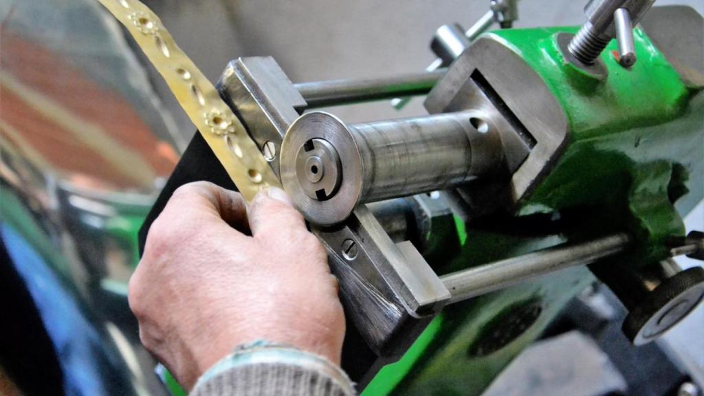 Fabricación de una pieza de un armao hecha por Lorenzo.