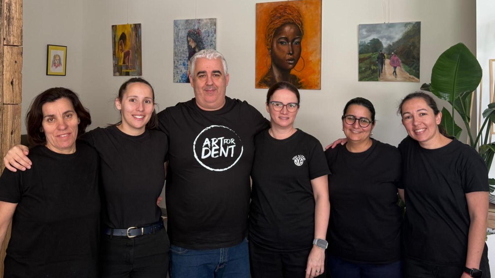 Equipo de Onde Keiras, en Bertamiráns