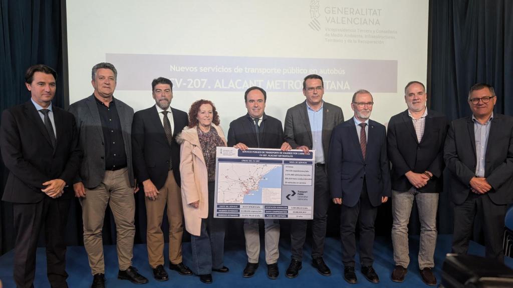 El President ha anunciado el nuevo servicio este viernes en Alicante.