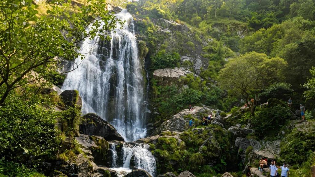 Cascada de Belelle, en Neda (A Coruña)