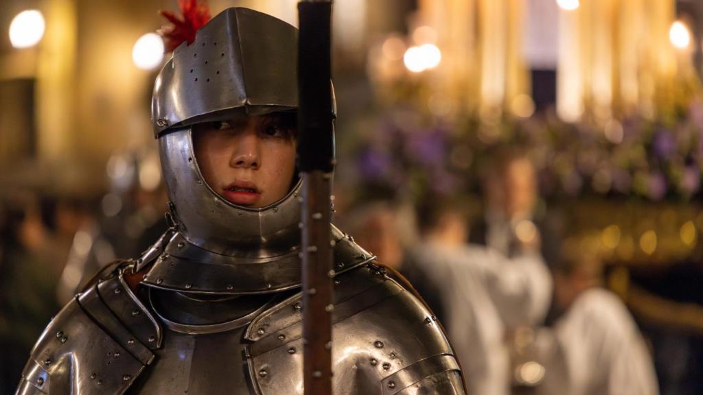 Las armaduras de la cofradía de la Soledad.