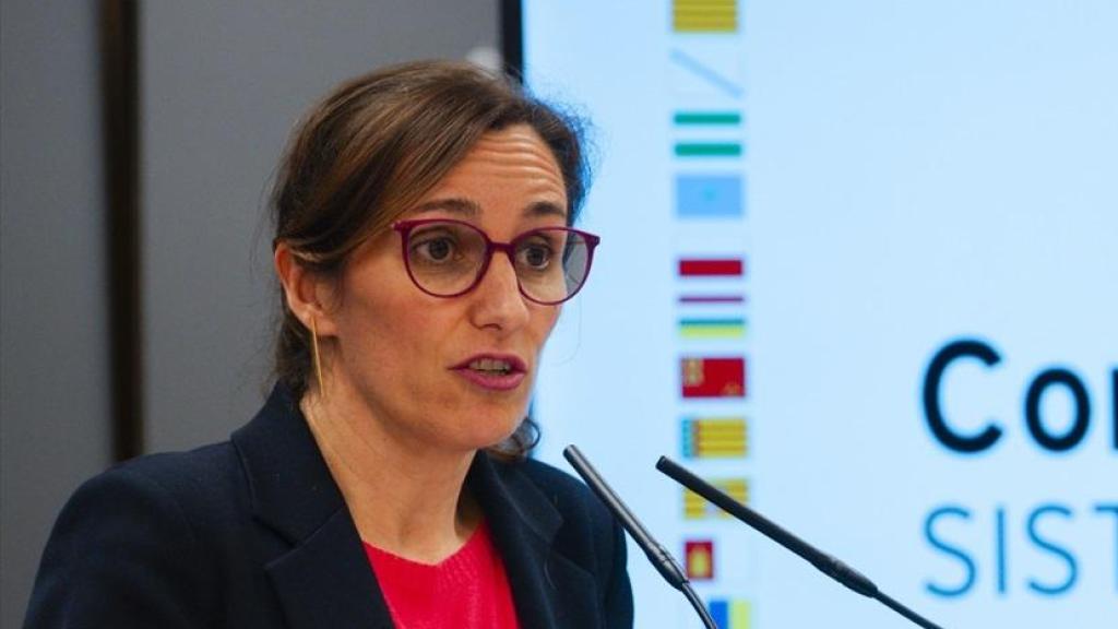 Mónica García, ministra de Sanidad, rueda de prensa posterior al Interterritorial
