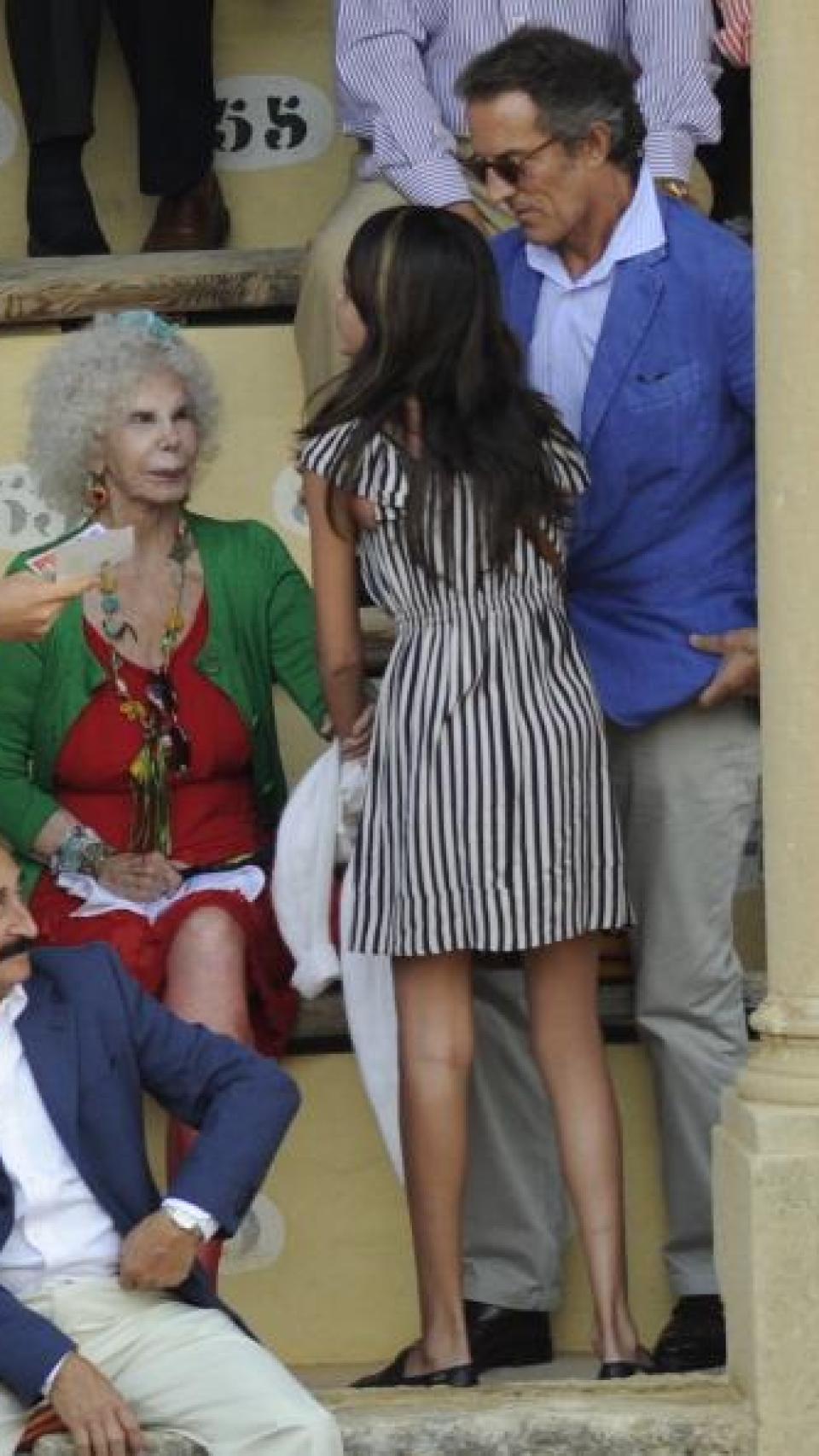 Cayetana de Alba con su nieta, Tana, hija de Eugenia.