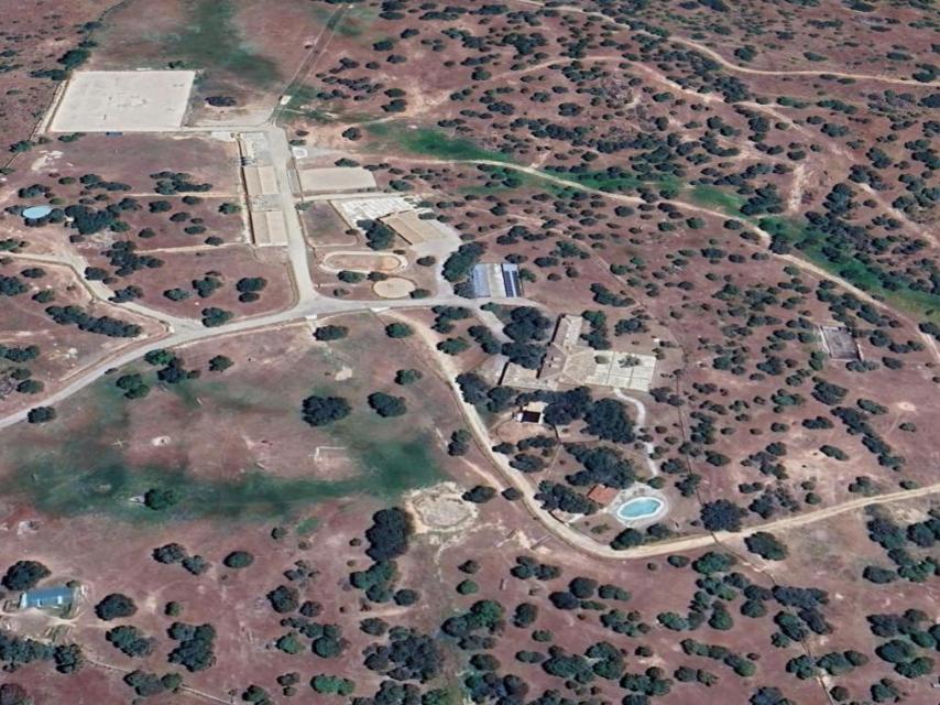 Vista aérea de la Finca de la Cruz, en Colmenar Viejo.