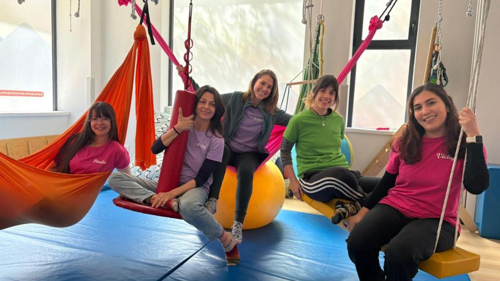 Las terapeutas ocupaciones de En Movimiento en el barrio del Actur de Zaragoza