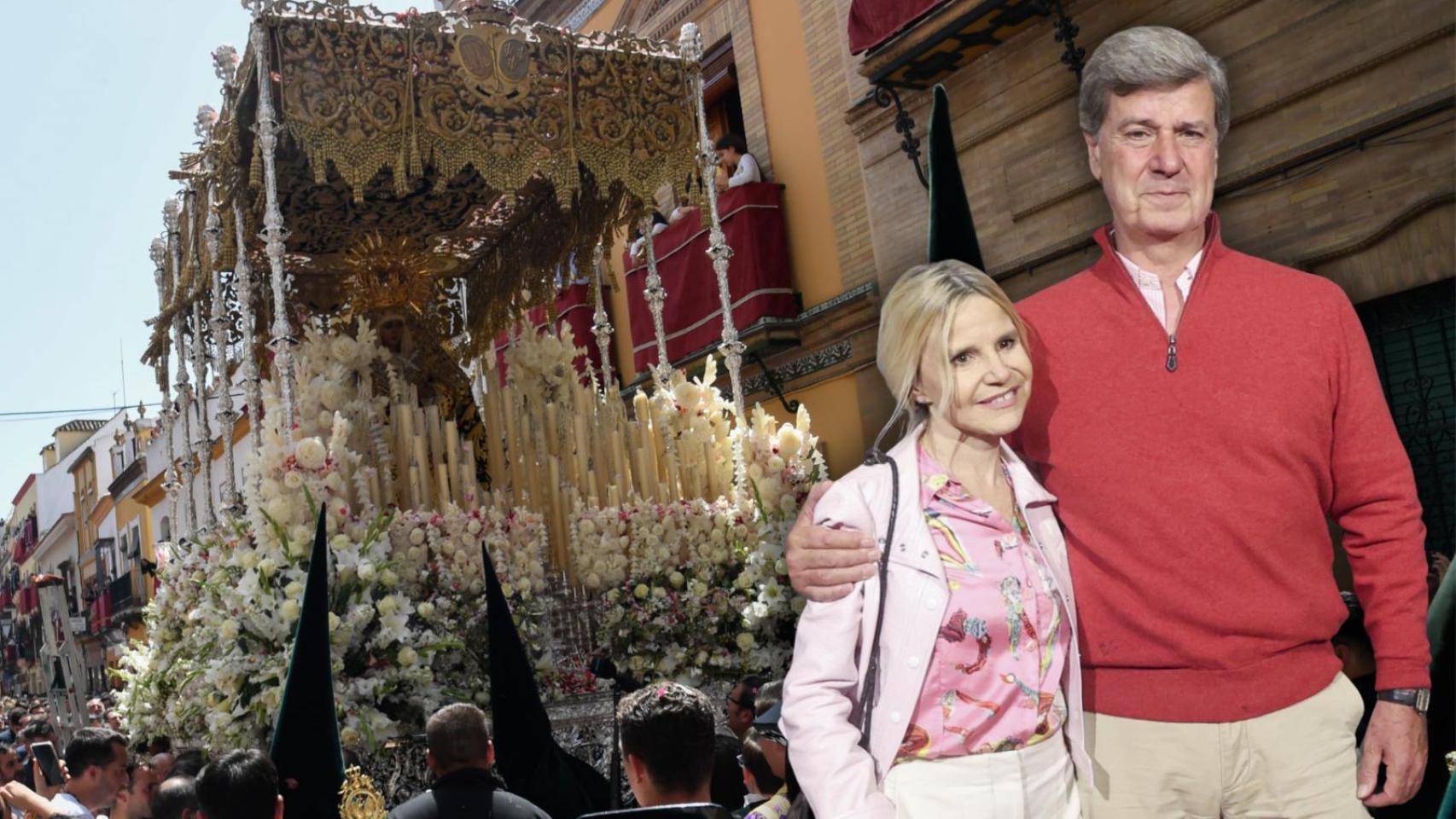 Los miembros de la Casa de Alba son fieles a las tradiciones de Semana Santa, en especial la Madrugá de Sevilla.