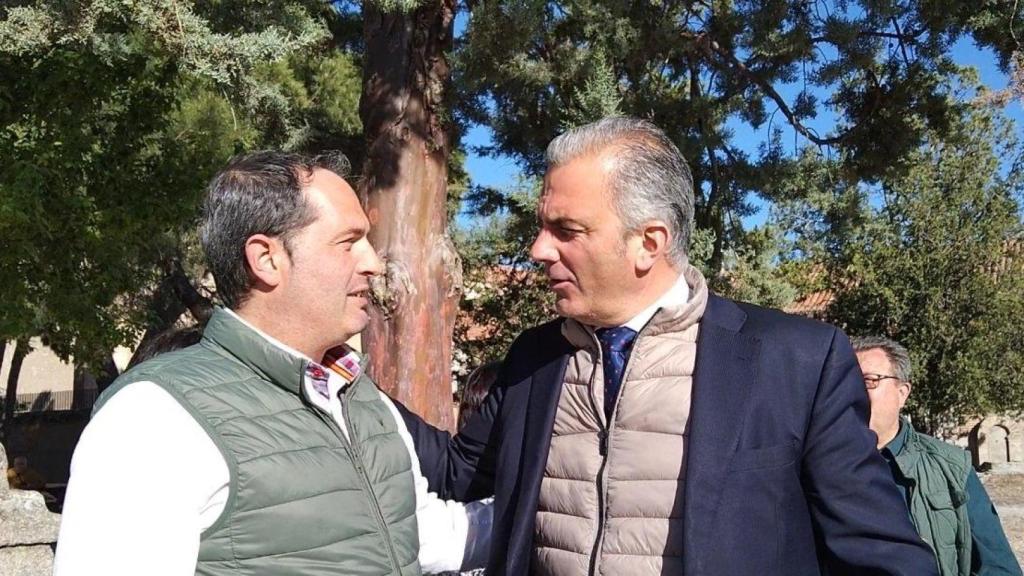 David Sierra junto a Ortega Smith en una foto obtenida de sus redes sociales