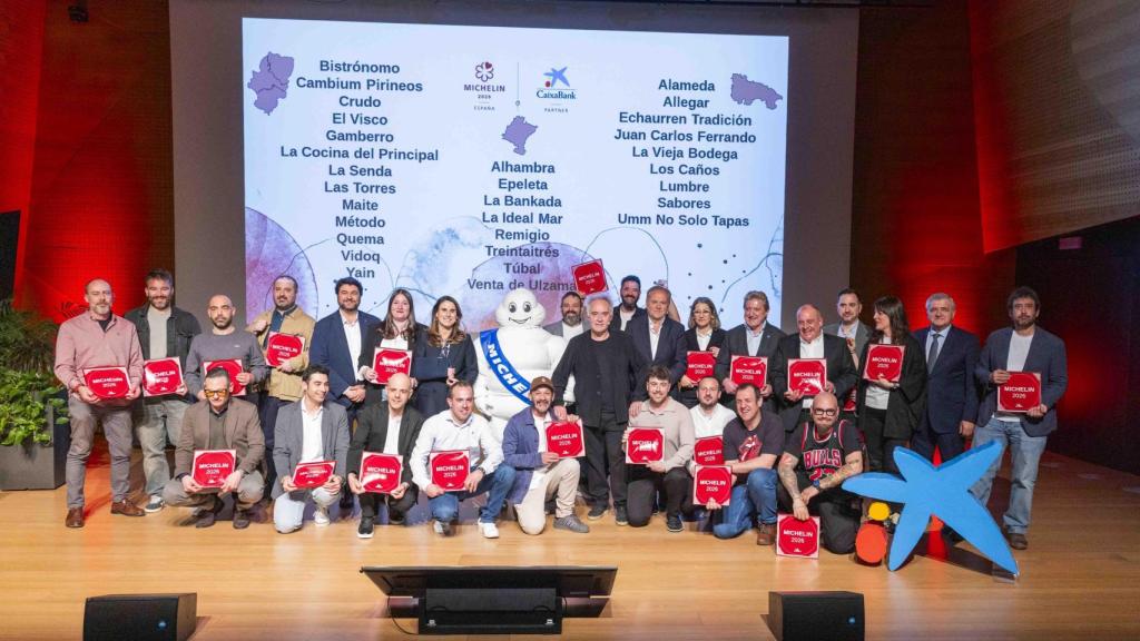 Acto entrega placas Michelin.