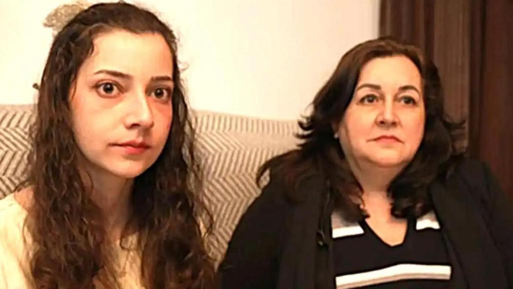 Yolanda y su hija en su última aparición televisiva.