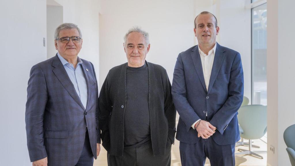 Fernando Martin, Ferrán Adria y Pablo Andoño.