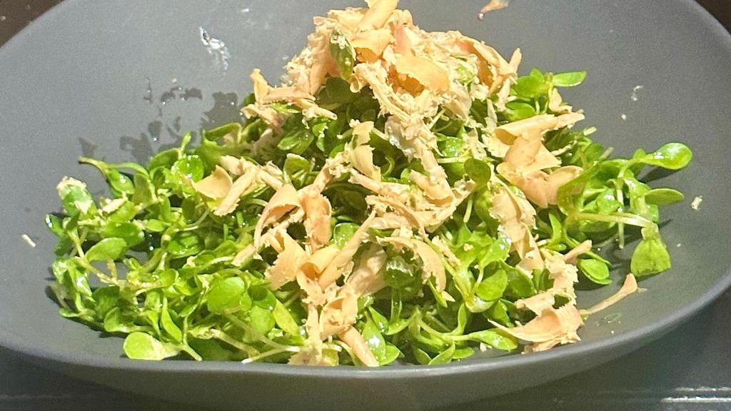La ensalada de corujas con foie de Lera (Zamora).