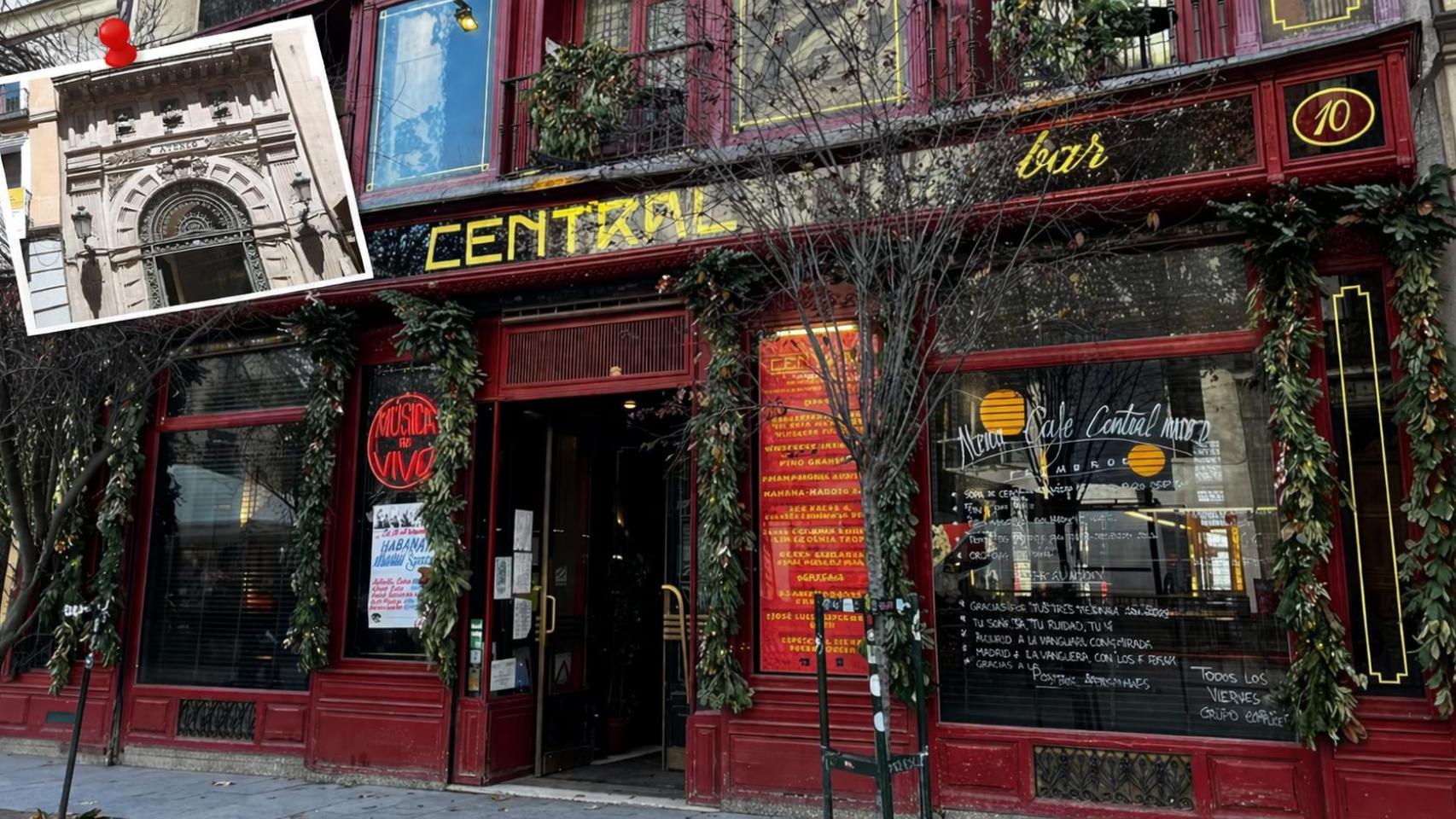 Café Central en plaza del Ángel