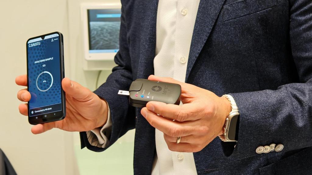 Prototipo del dispositivo de diagnóstico de Canatu