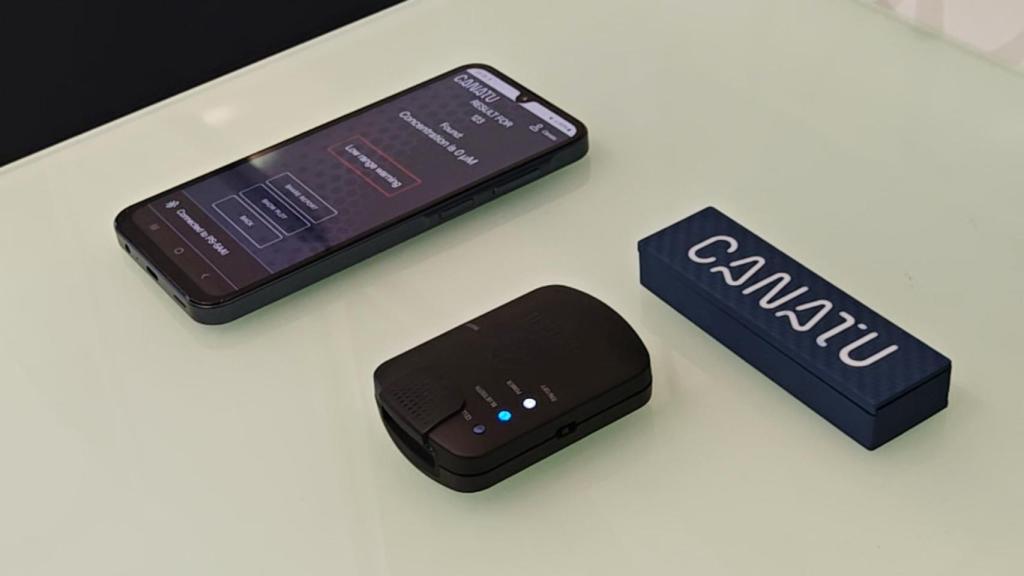 Prototipo del dispositivo de diagnóstico de Canatu.