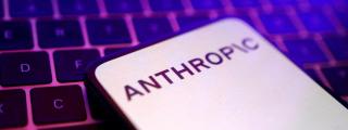 El logo de Anthropic en un móvil.