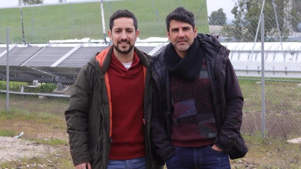 Investigadores Juan Antonio Bellido y Javier Estévez de la Universidad de Córdoba