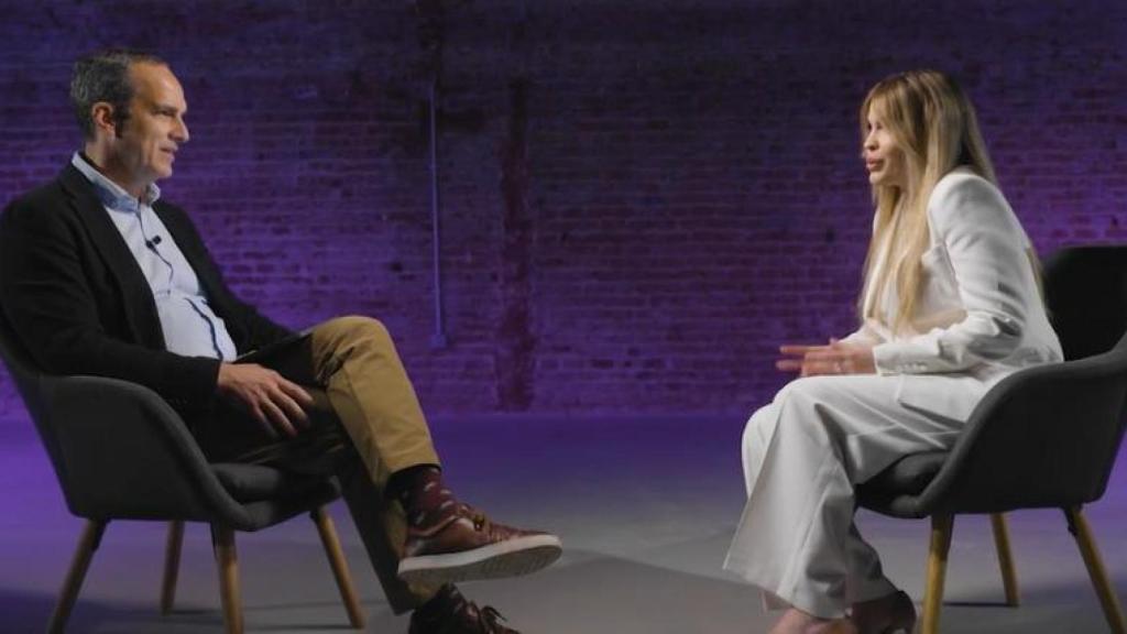 Ylenia, en su entrevista a Santi Acosta en 'El Viernes'.
