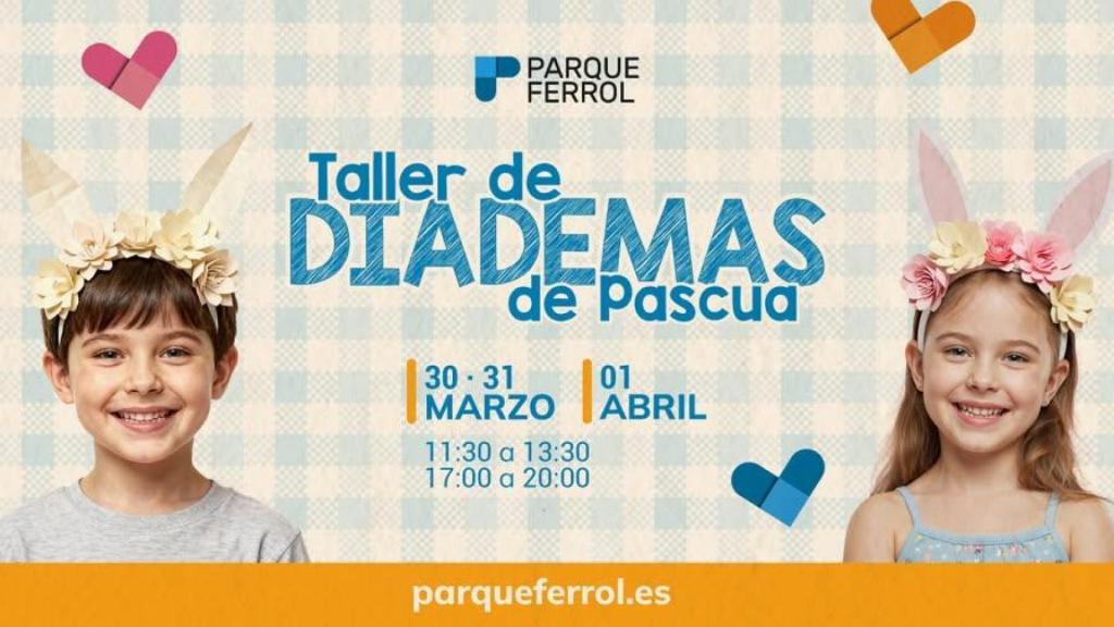 Parque Ferrol organiza talleres gratuitos de diademas de Pascua para niños