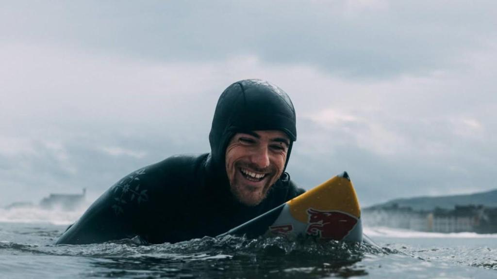 Natxo González en el agua.