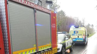 El GES de Padrón interviene en un accidente, en imagen de archivo