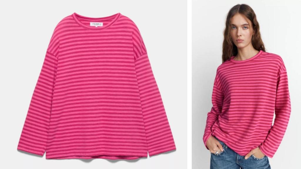 Camiseta de rayas, de Pull&Bear.
