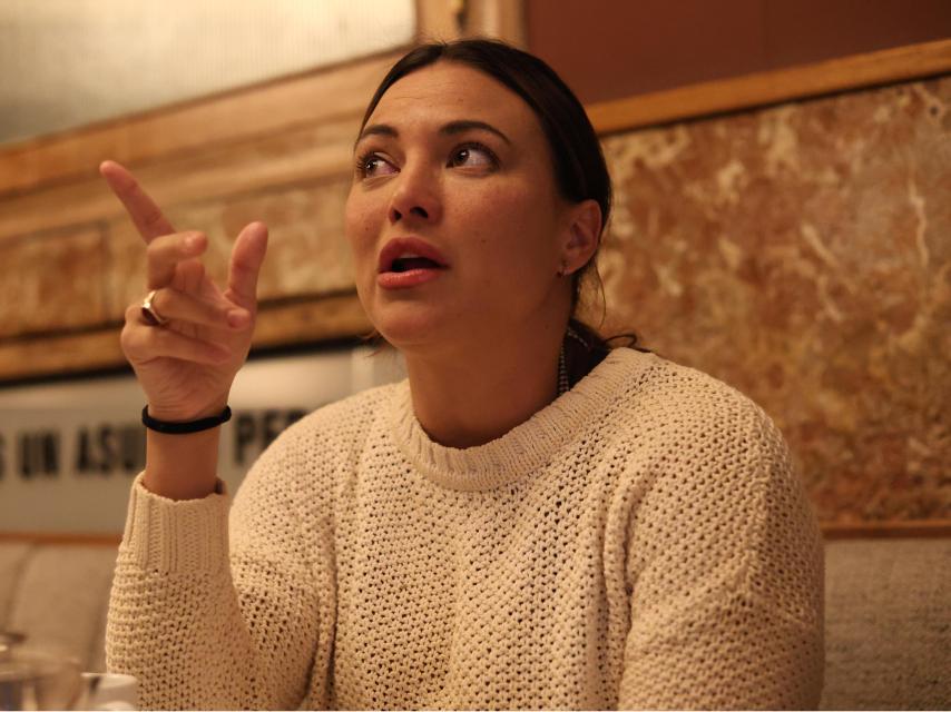 La actriz Elisa Mouliáa.