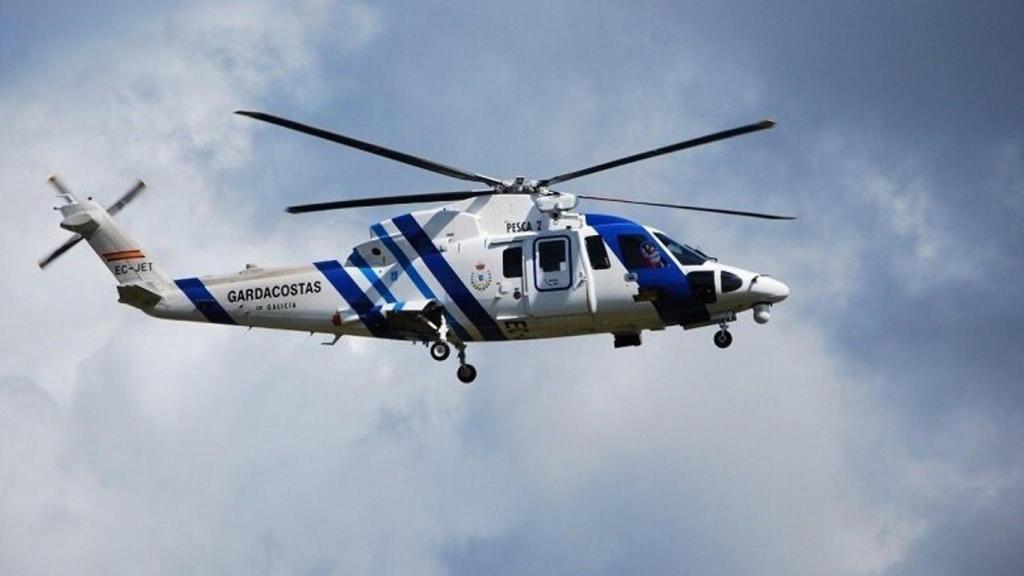 Archivo - Helicóptero 'Pesca II' de Gardacostas de Galicia