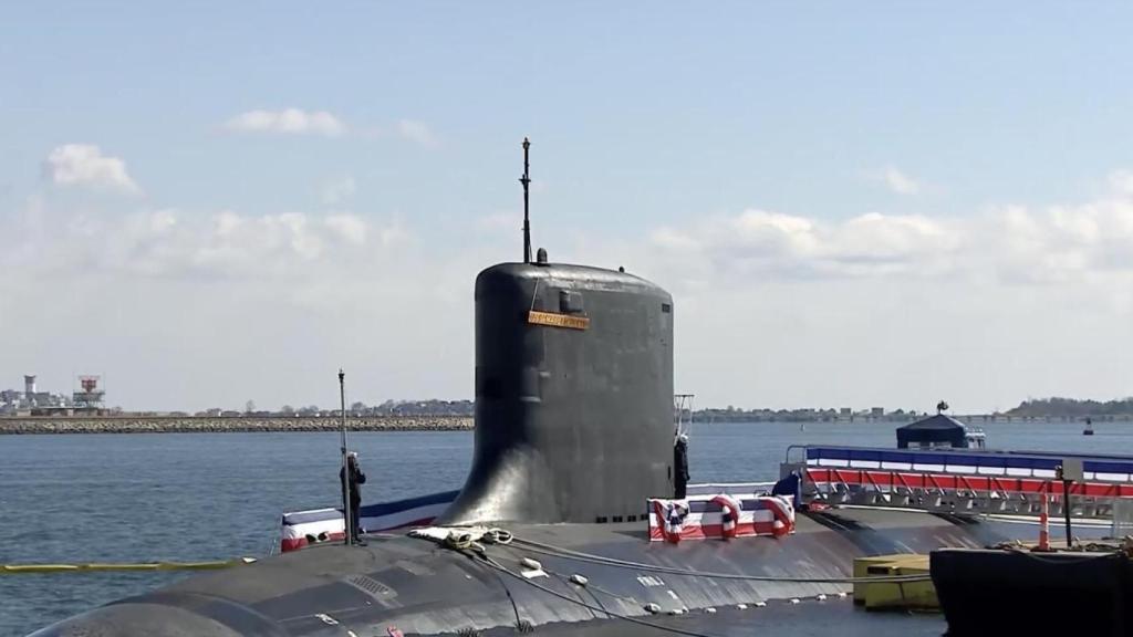 Imagen del submarino de clase Virginia Massachusetts.