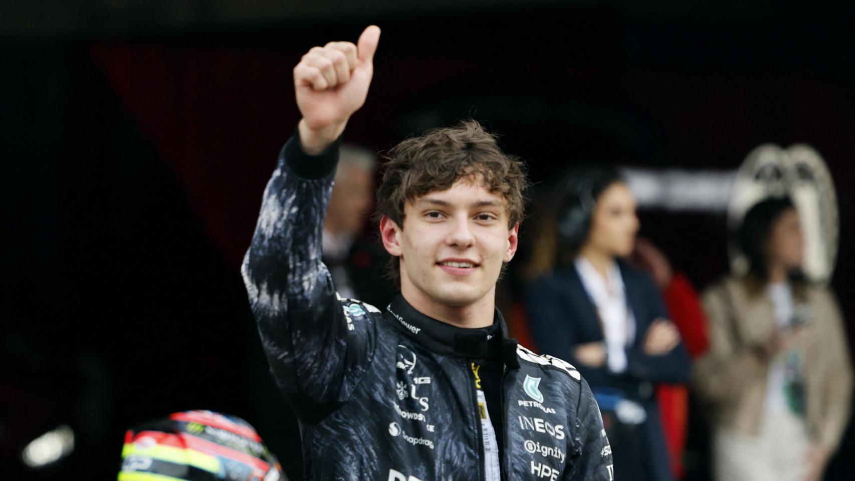 Andrea Kimi Antonelli, tras su victoria en el GP de Japón 2026