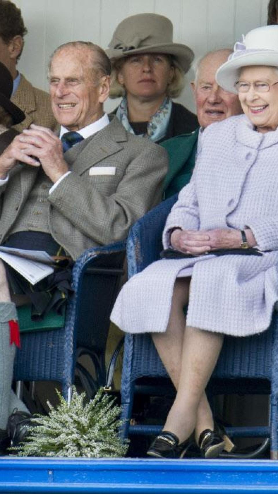 La reina Isabel II de Inglaterra y el duque de Edimburgo.