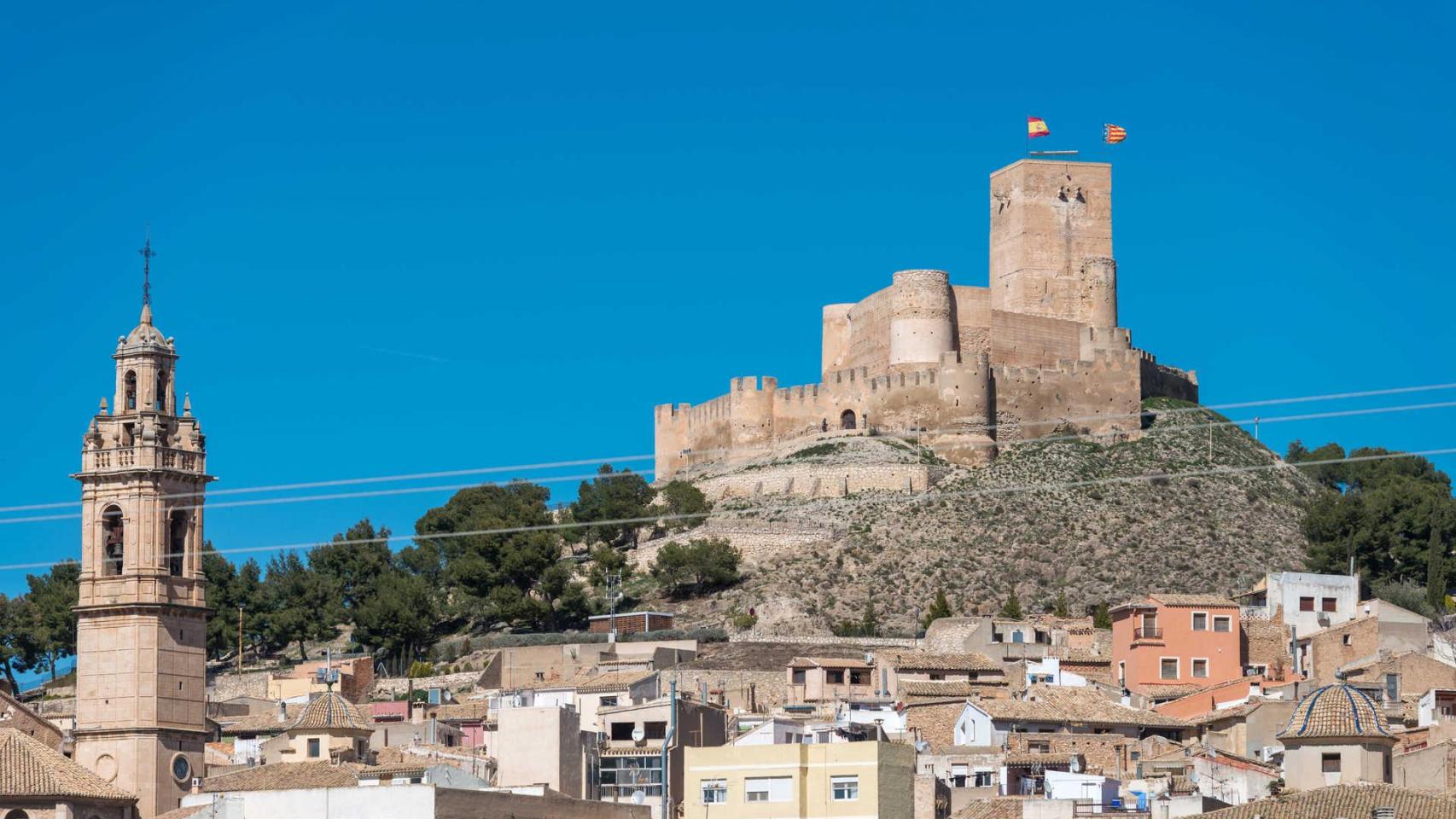 El imponente castillo de Biar.