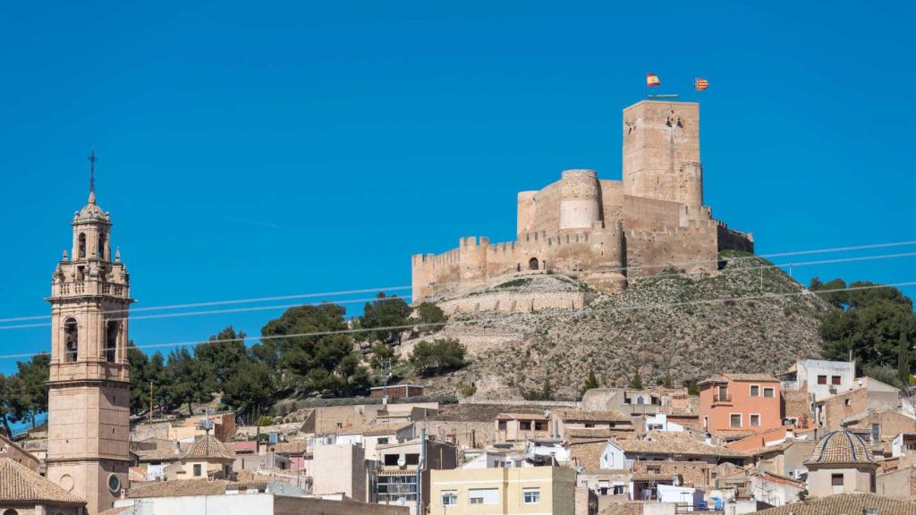 El imponente castillo de Biar.