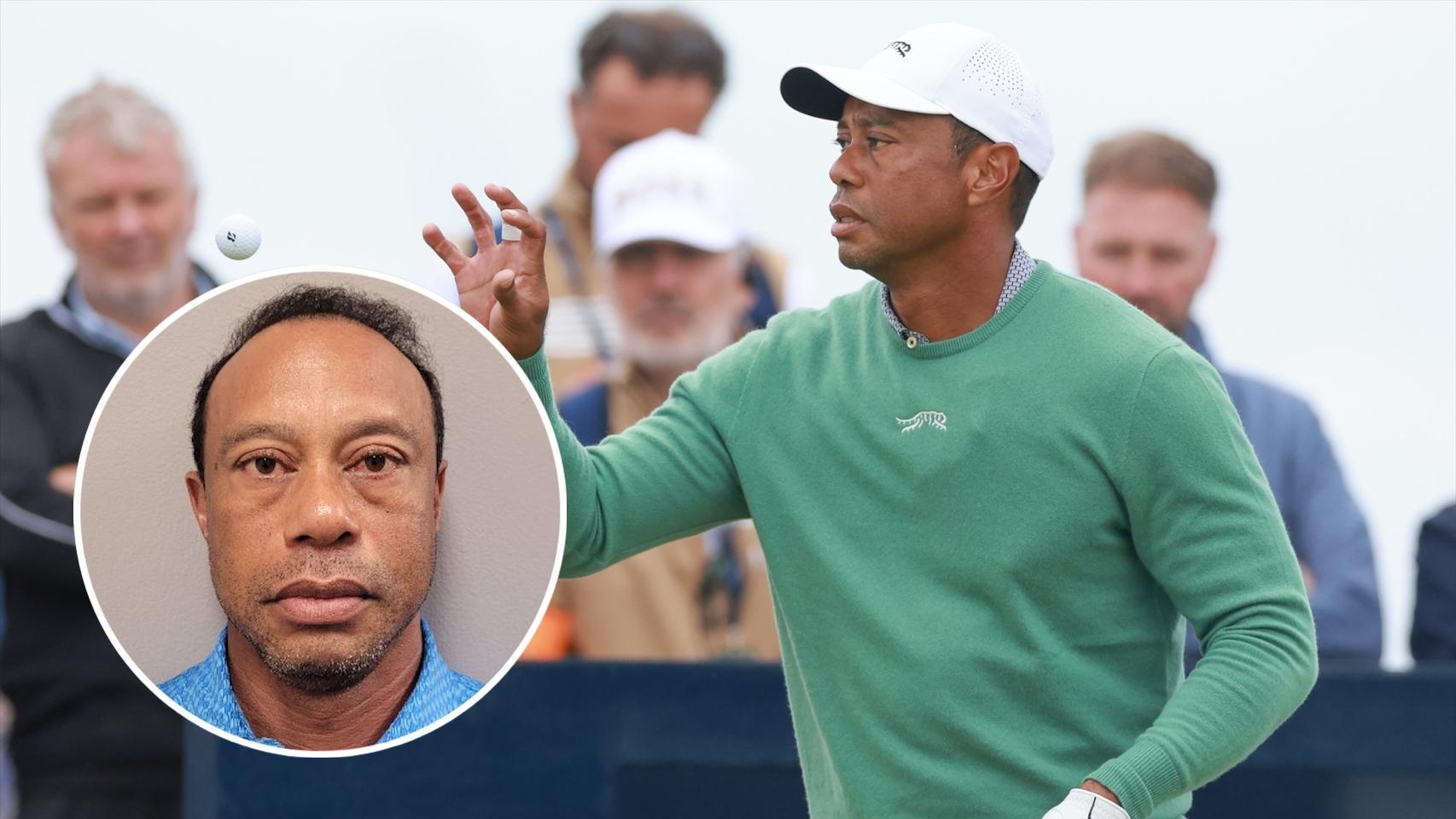 Tiger Woods y la imagen de su detención, el pasado 27 de marzo