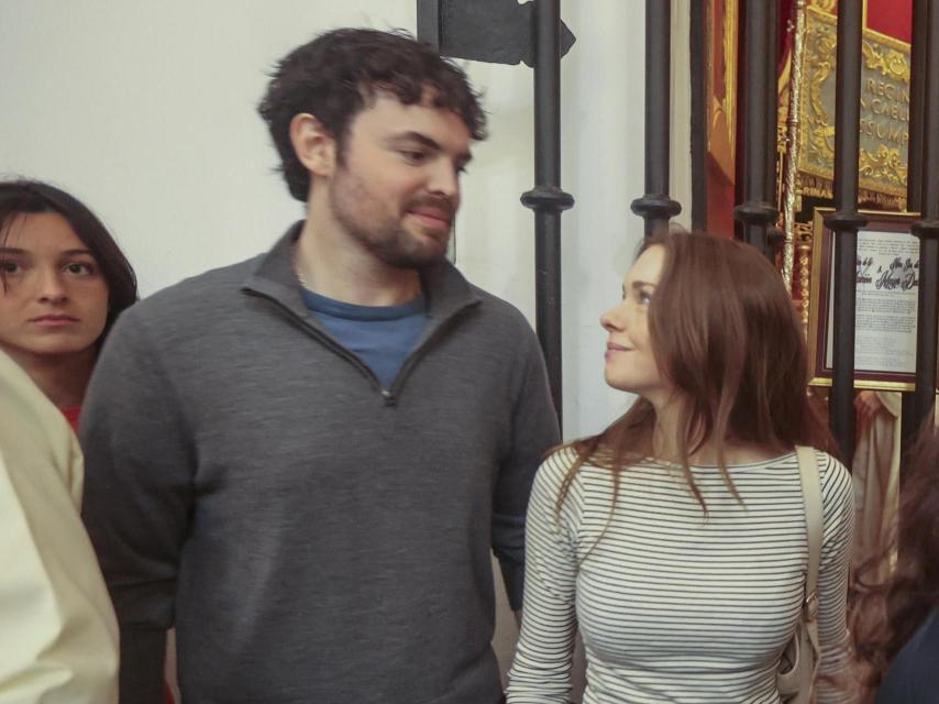 Stella del Carmen, con su marido, Alex Gruszynski.