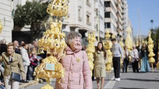 Procesión del Domingo de Ramos en Elche, Alicante. Efe / Pablo Miranzo