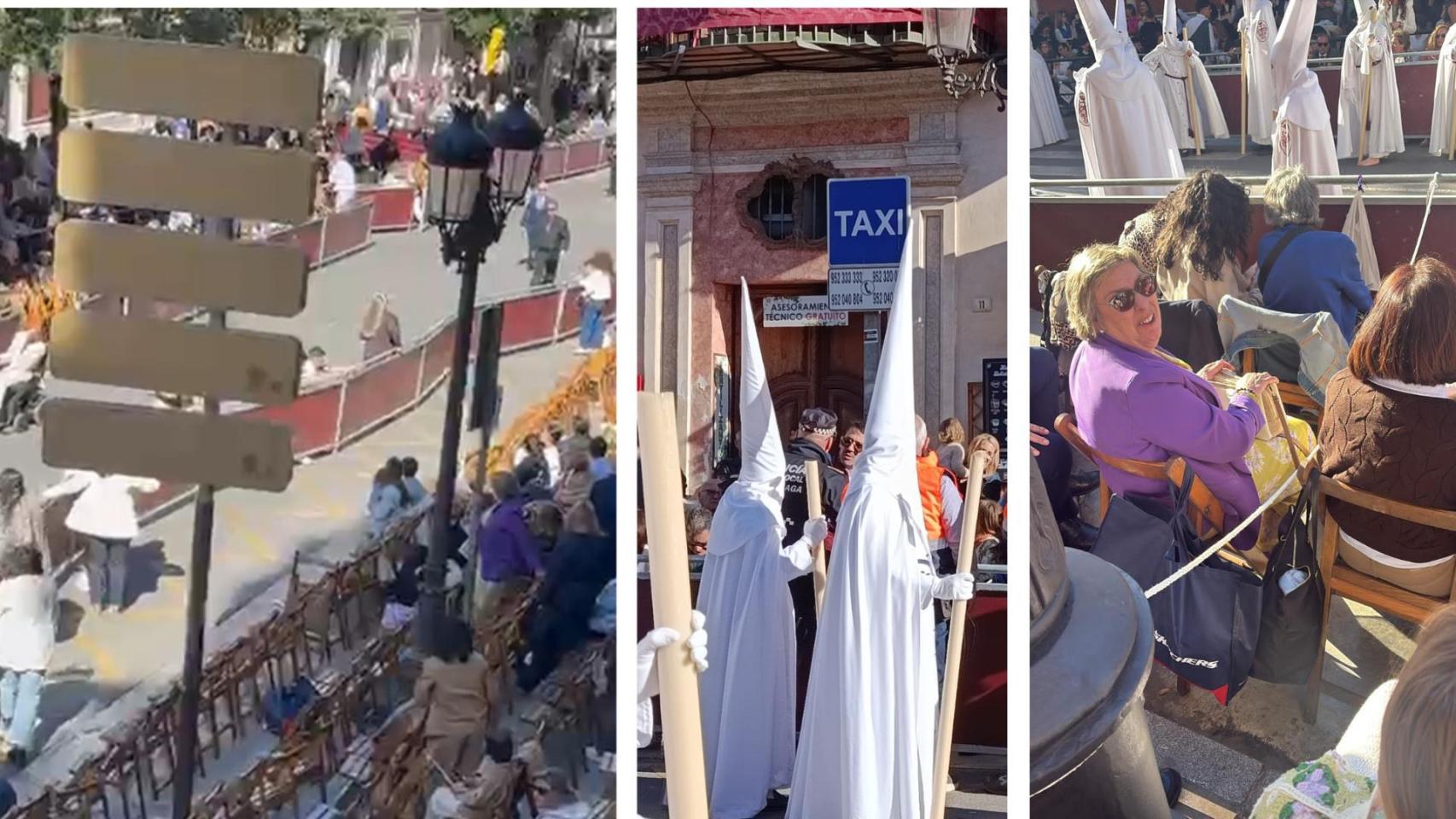 Un montaje de imágenes de la situación.