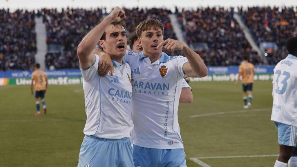 Celebración del gol.