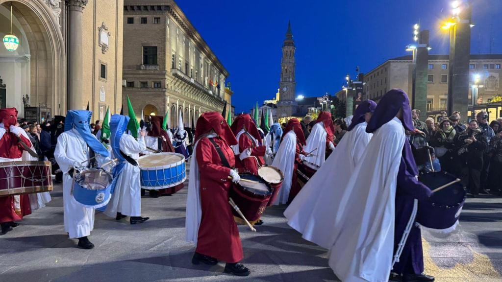 La procesión del Pregón. este año, en Zaragoza.