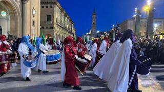 La procesión del Pregón. este año, en Zaragoza.
