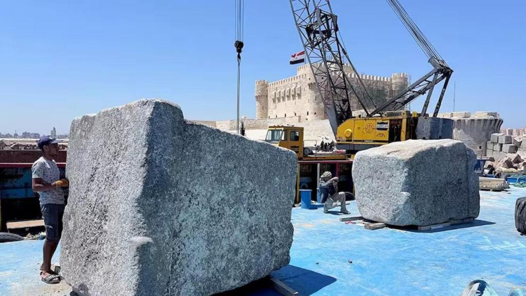 Encuentran nuevos restos del Faro de Alejandría.
