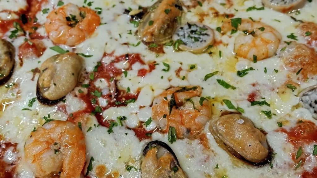 Una de las pizzas del restaurante.