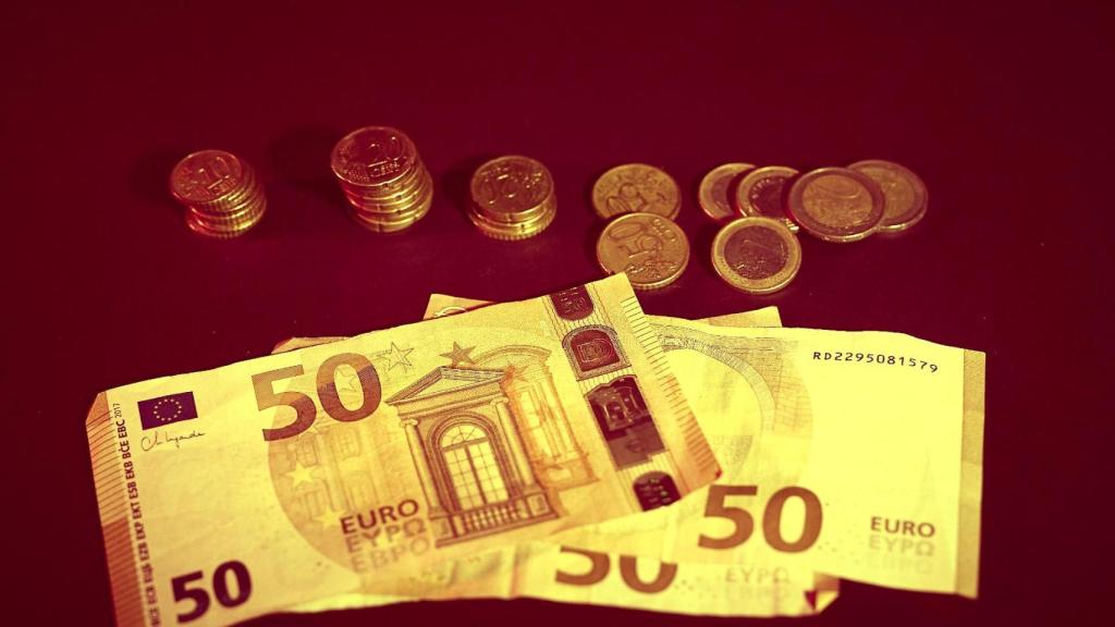 Billetes y monedas de euros