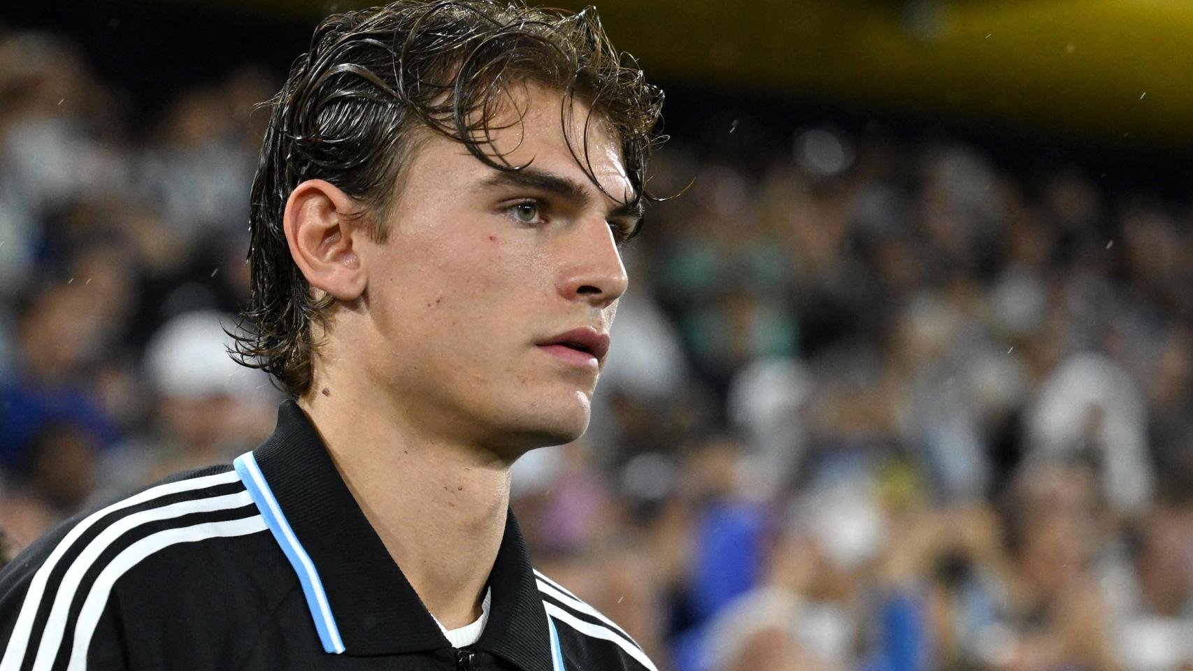Nico Paz, con la selección de Argentina
