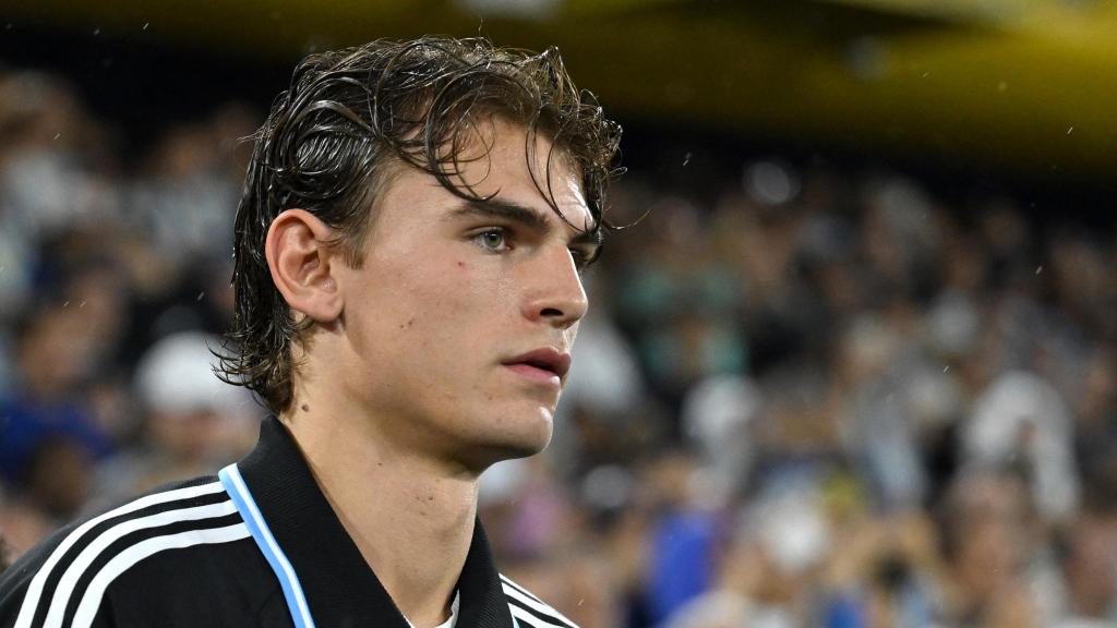 Nico Paz, con la selección de Argentina