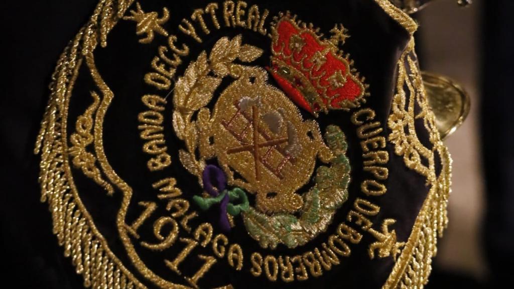 Banda de CCTT del Real Cuerpo de Bomberos de Málaga.