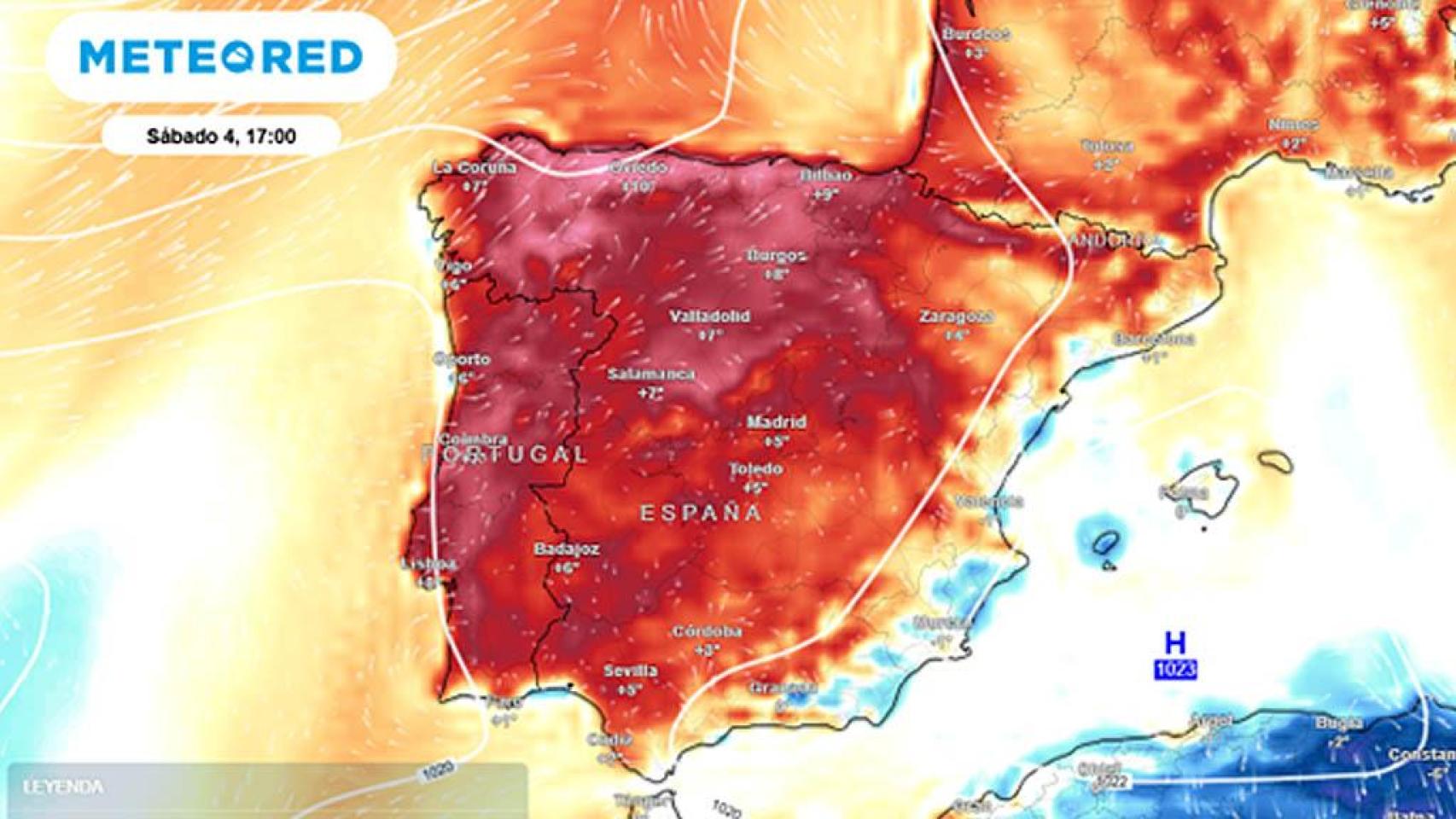 Imagen de Meteored para esta Semana Santa.