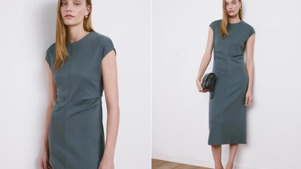 Vestido detalle drapeado. REF. 27045826
