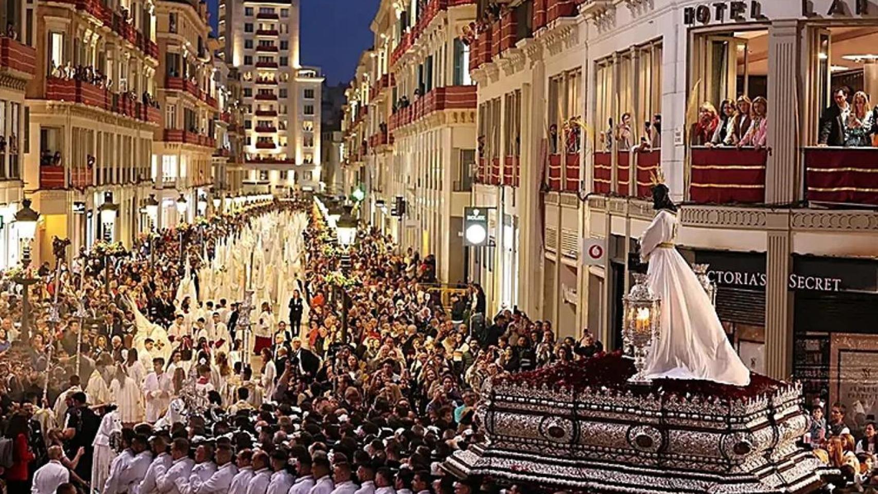 Imagen de la Semana Santa de Málaga.